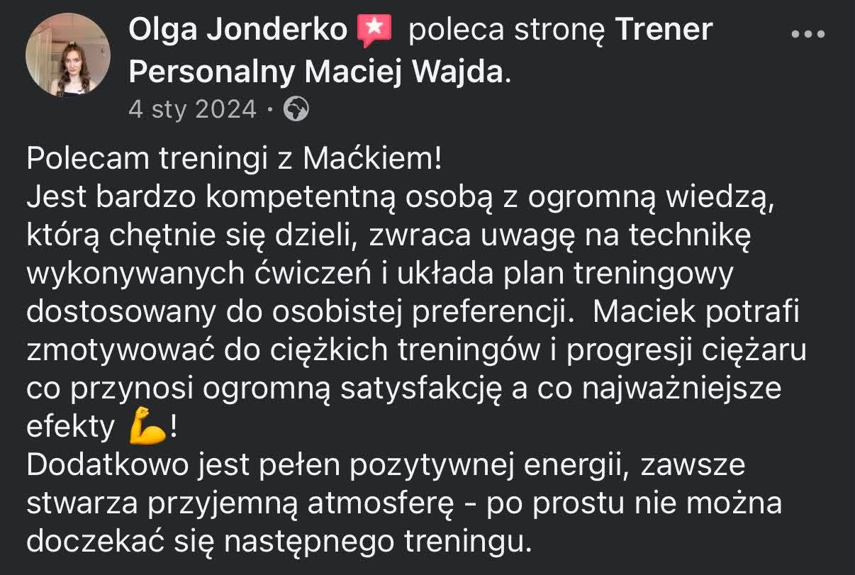 Opinia: Olga Jonderko poleca Macieja Wajdę, dbałość o technikę, plan pod osobiste preferencje i efekty